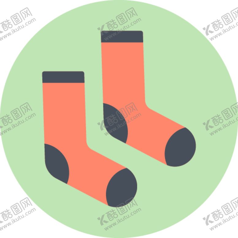 编号：84039310171910395498【酷图网】源文件下载-袜子图标