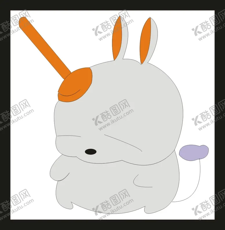 编号：12820401250803367816【酷图网】源文件下载-手绘卡通小兔