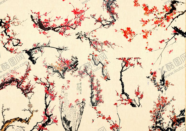 编号：07518910090426214792【酷图网】源文件下载-梅花