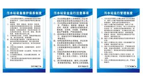 污水站管理运行维护制度牌