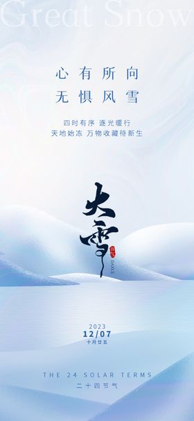 大雪海报