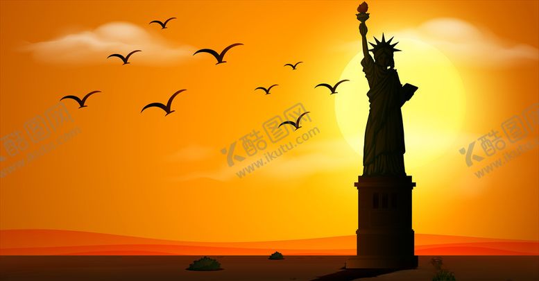 编号：59085610281700318648【酷图网】源文件下载-自由女神