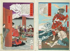 月冈芳年浮世绘日本藏画教导立志基徳川