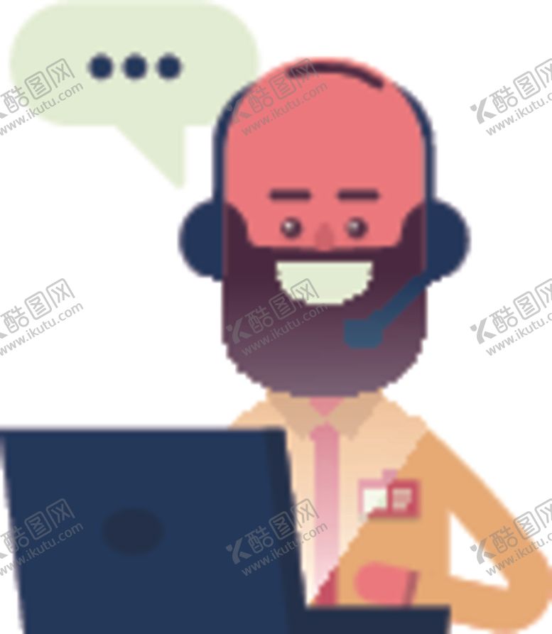 编号：26505806262354252249【酷图网】源文件下载-男客服
