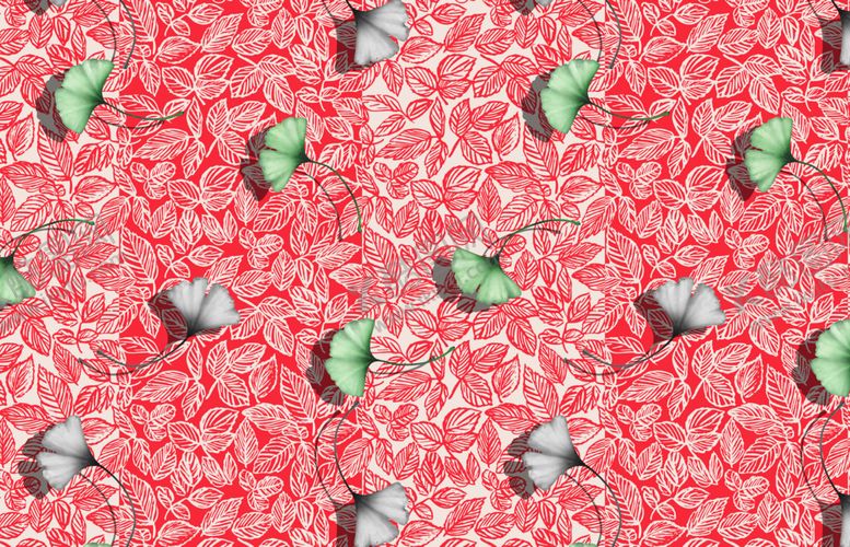 编号：38360009142239525124【酷图网】源文件下载-线条银杏叶