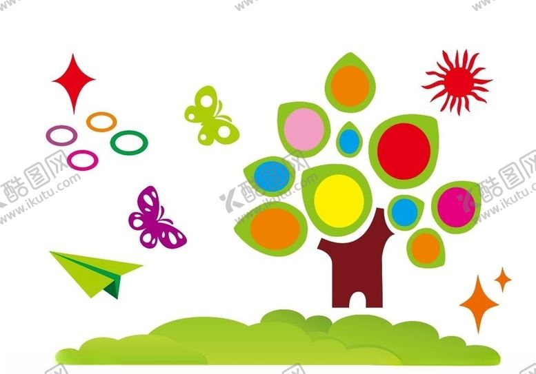 编号：44283310100949217038【酷图网】源文件下载-矢量幼儿园文化墙