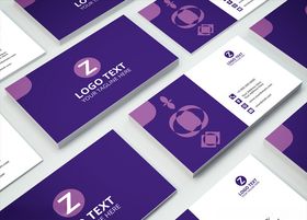 矢量名片模板复古个性创意精致