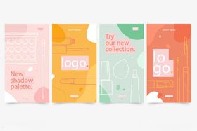 多彩创意卡片设计展示