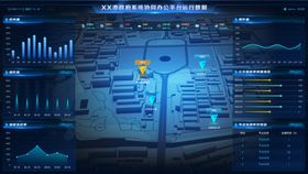 政务数据可视化大屏ui设计