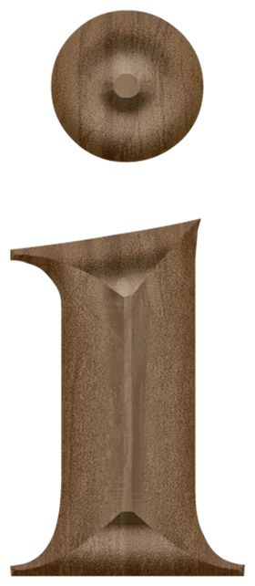 木制字母