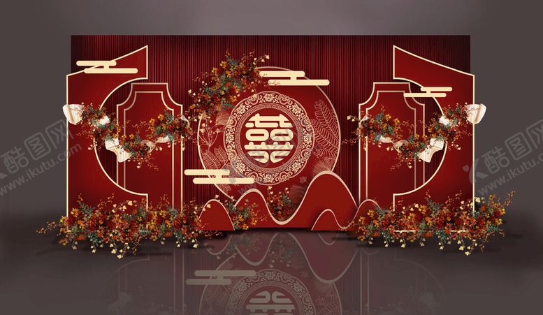 编号：89324610051116129374【酷图网】源文件下载-中式婚礼 