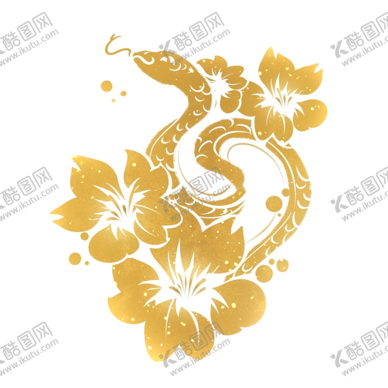 编号：25266201260412475259【酷图网】源文件下载-金蛇窗花