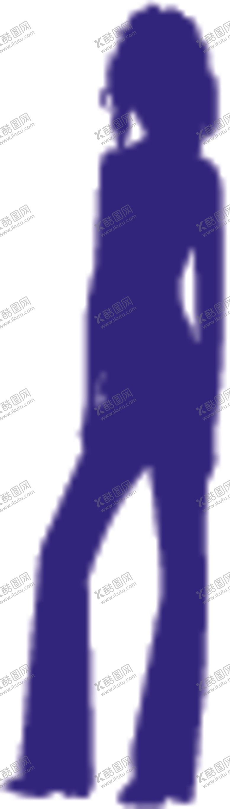 编号：54036804130310346297【酷图网】源文件下载-时尚美女剪影