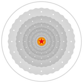 高清满天星五角星软膜灯箱