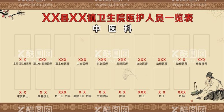 编号：75670910261136493066【酷图网】源文件下载-中医科人员一览表