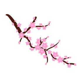 梅花树枝元素