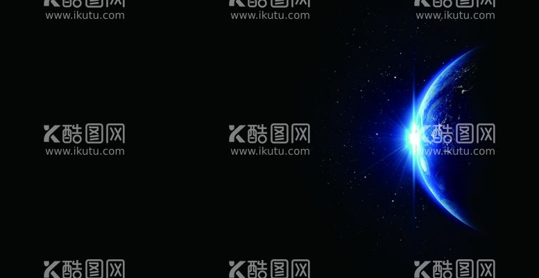 编号：79102511300804359264【酷图网】源文件下载-黑色星球背景