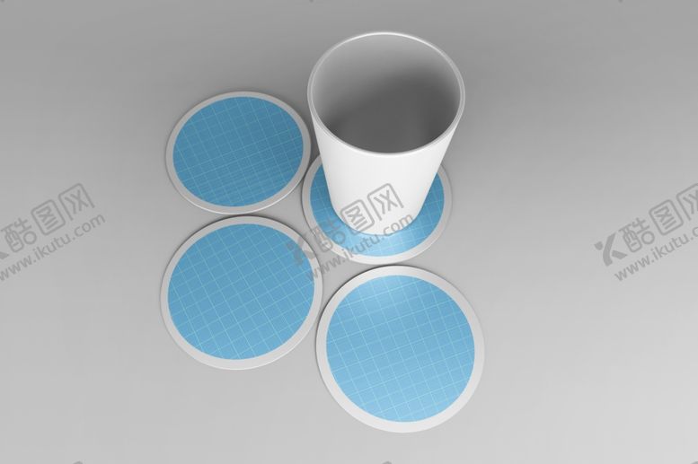 编号：17485909152200164061【酷图网】源文件下载-酒杯酒杯垫样机