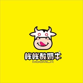 哞哞酸奶牛矢量文件