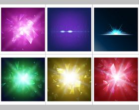 发光色彩背景