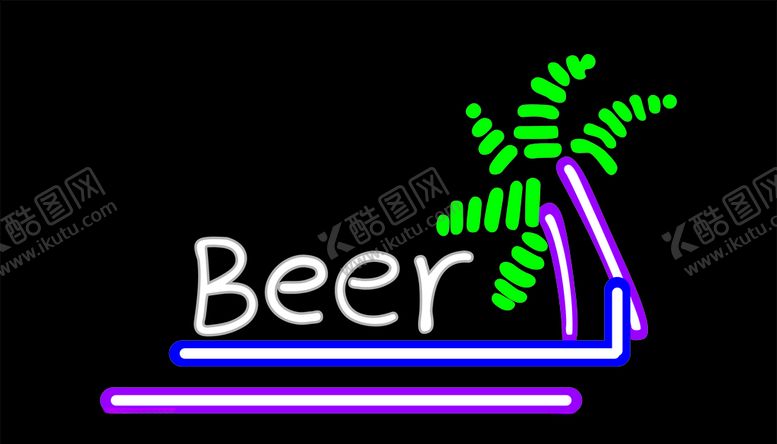 编号：68644909161624486542【酷图网】源文件下载-酒吧霓虹灯Beer
