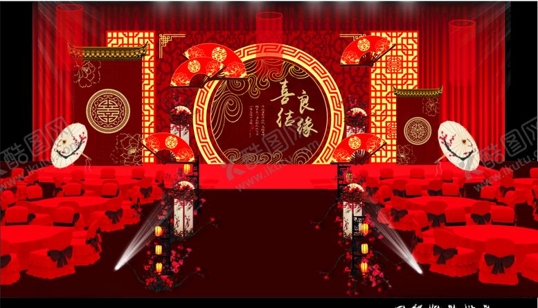 编号：79552409231613124470【酷图网】源文件下载-中式婚礼