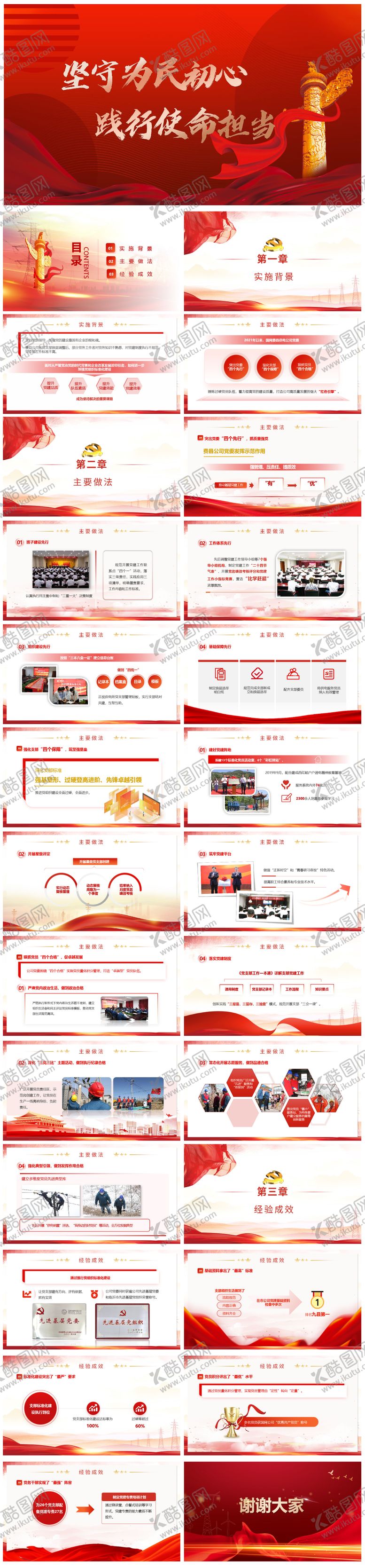 编号：98084705132311095981【酷图网】源文件下载-红色党建PPT
