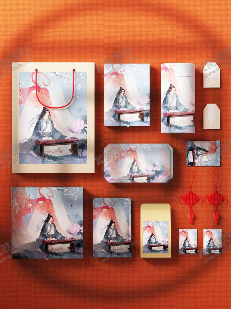 编号：81505509201930265467【酷图网】源文件下载-中国风样机贴图