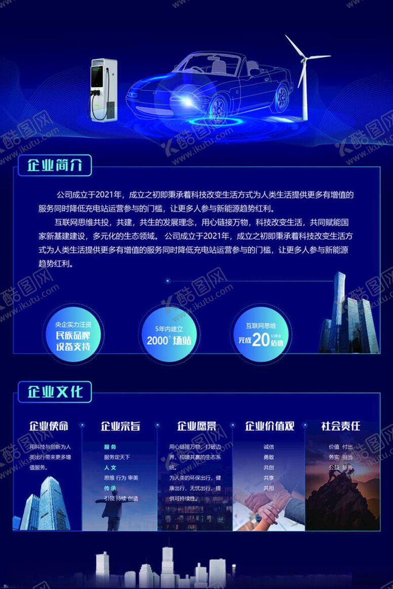 编号：10448511020655574998【酷图网】源文件下载-科技赋能新能源海报