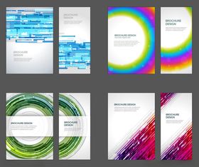 多彩抽象封面设计模板