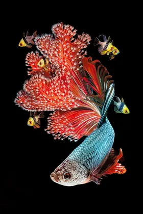 发财树 玄关 山水画 艺术画