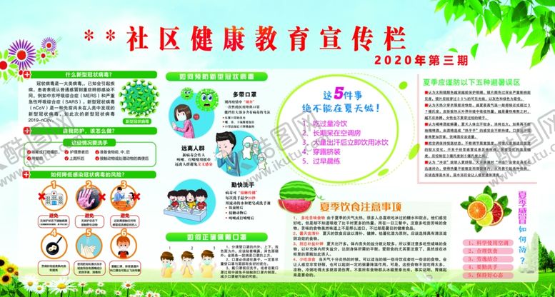 编号：63291909181505163144【酷图网】源文件下载-健康教育宣传栏