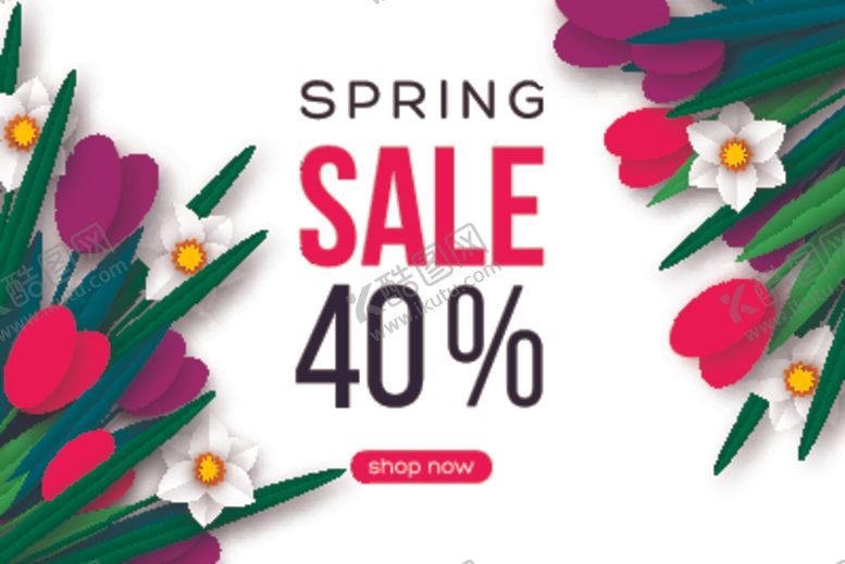 编号：77563010010410208622【酷图网】源文件下载-花卉促销背景