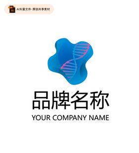 DNA染色体制药科技logo