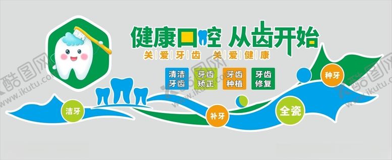 编号：50662302240600062139【酷图网】源文件下载-口腔科背景墙