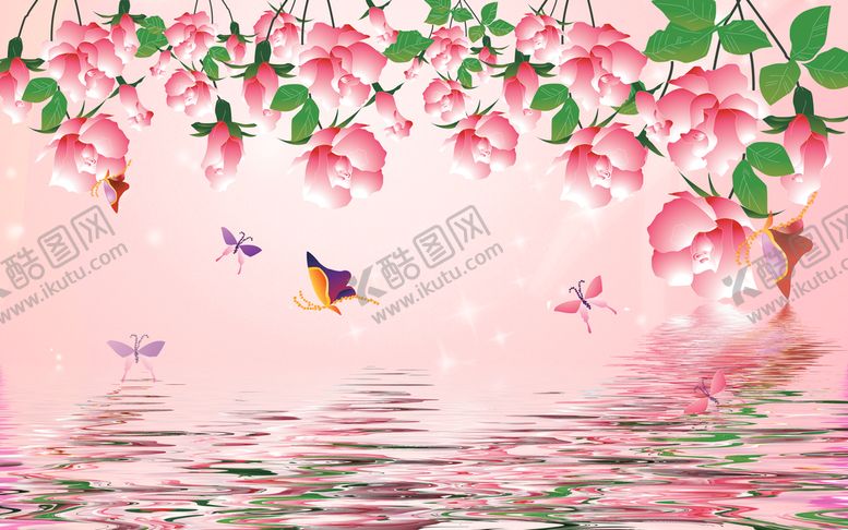 编号：97810209191649583920【酷图网】源文件下载-鲜花背景素材