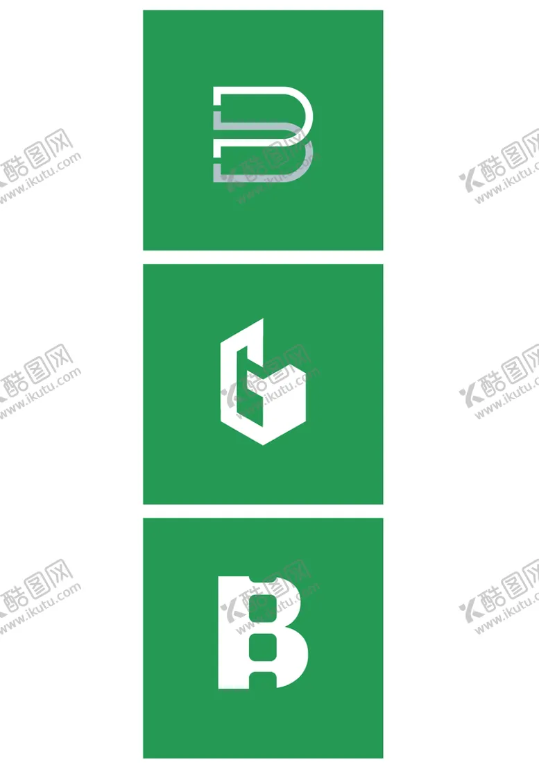 编号：53780409181014554167【酷图网】源文件下载-字母b 创意图形logo