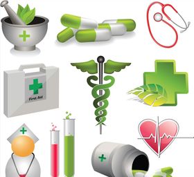 矢量医疗图标