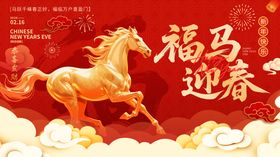 福马迎春马年主画面
