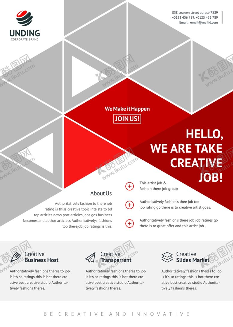 编号：96888009220354186380【酷图网】源文件下载-国外时尚单页