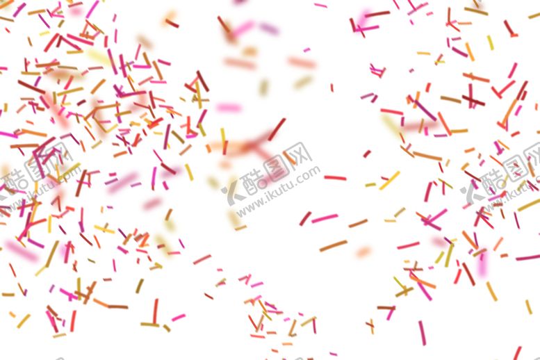 编号：16076009251815227326【酷图网】源文件下载-五彩纸屑烘托气氛装饰素材