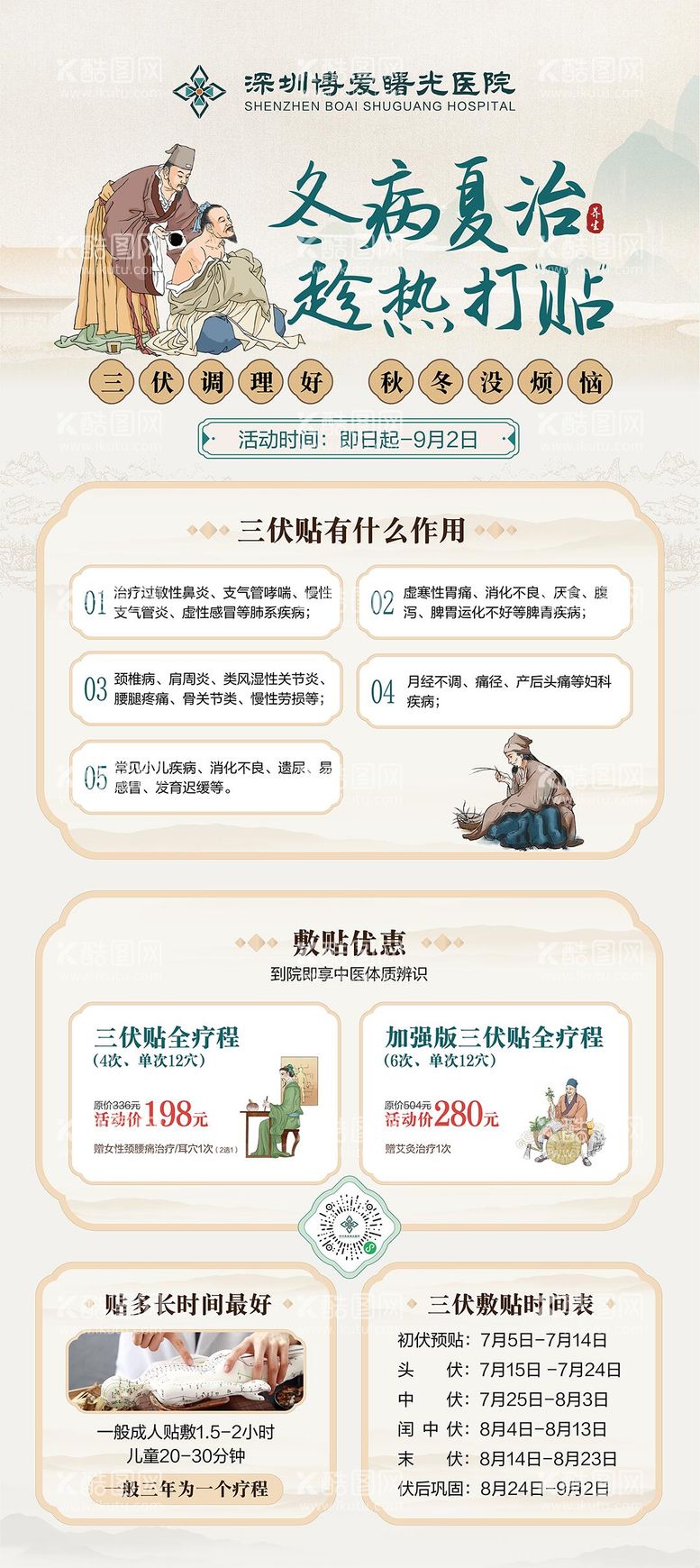 编号：29686412200255149454【酷图网】源文件下载-中医三伏贴展架