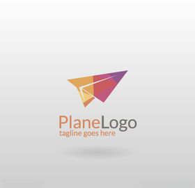 纸飞机logo
