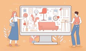 两人协作规划室内布局方案