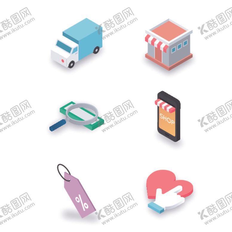 编号：40194205011155168815【酷图网】源文件下载-立体图标