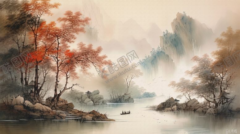 编号：55365401311248265226【酷图网】源文件下载-山水画