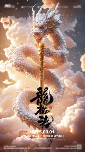 二月二龙抬头海报