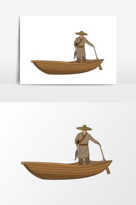 淡彩国画人物