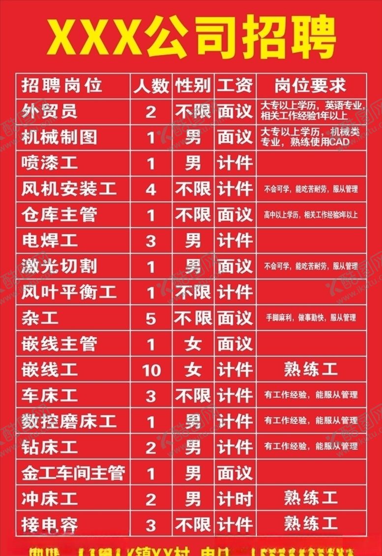 编号：11811509181303081280【酷图网】源文件下载-公司企业工厂简约招聘模板