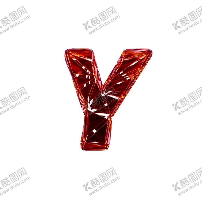 编号：48036406301507363393【酷图网】源文件下载-破碎3D字Y